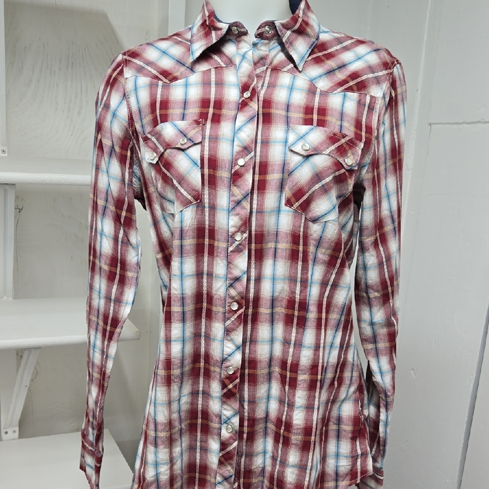 Women's Red Plaid Shirt